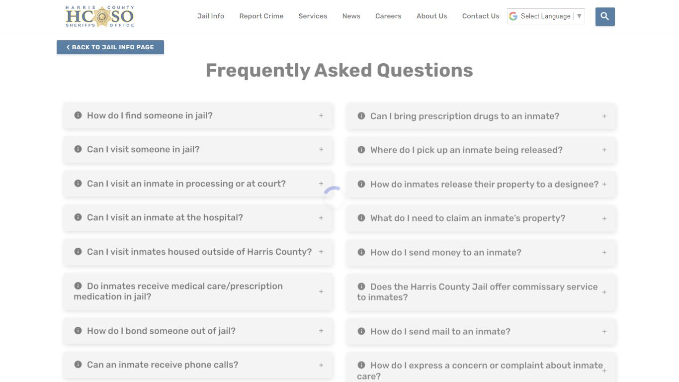 Frequently Asked Questions - Harris County Sheriff's Office